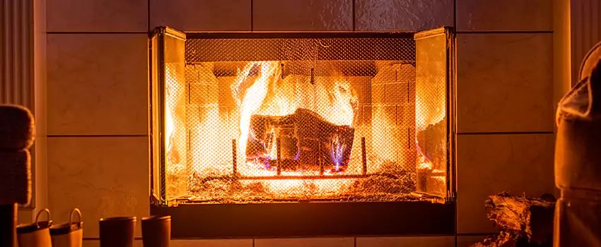 Mendota Hearth Landscape Fireplace Installation in Murphy, Texas
