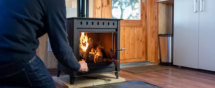 Open Hearth Wood Fireplace Installation in Murphy, TX