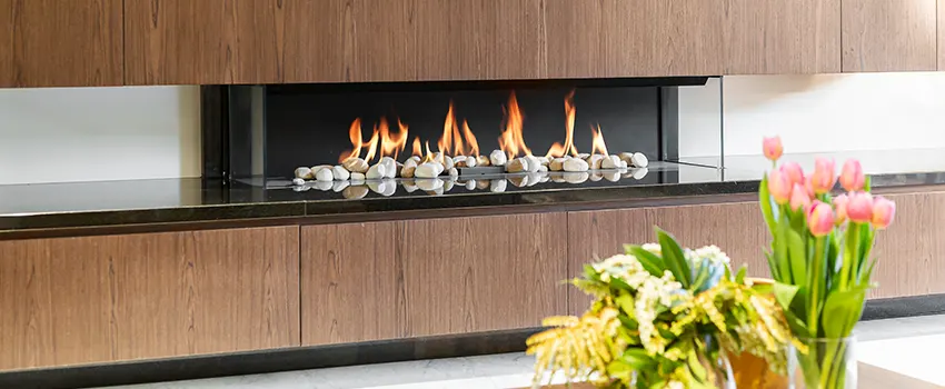 Double-height Fireplace Design Refurbishment in Murphy, Texas